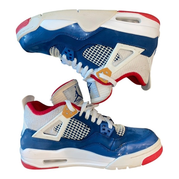 Nike Other - Nike Air Jordan 4 Retro GS "Messy Room" Men's Shoes Size 7Y Blue White Red